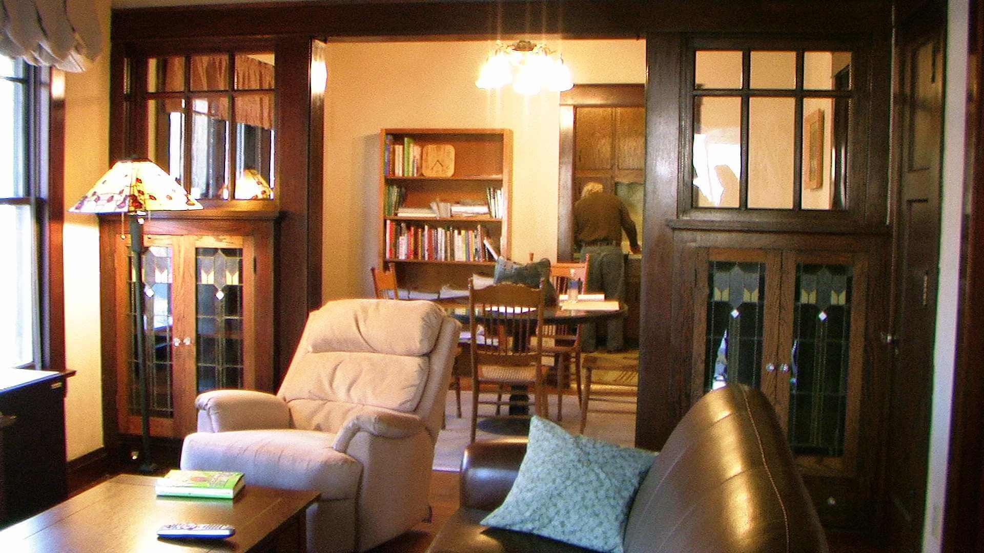 Bright living room at 11 Clinton Place